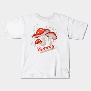 Yummy Mushroom Kids T-Shirt